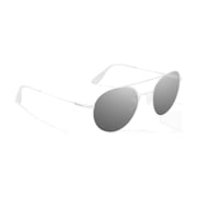 BAJIO Tionia Polarized Sunglasses - Grey Lenses Light Pink Glass Matte