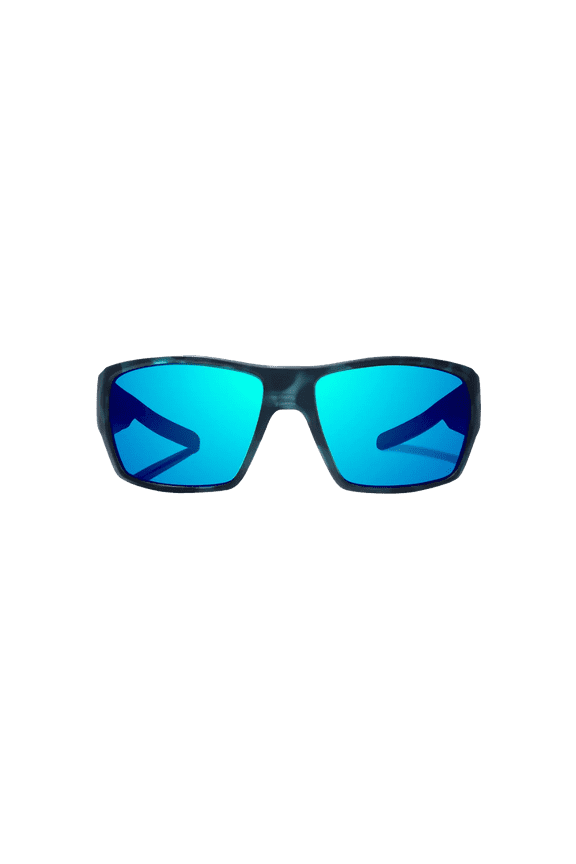 Vega Blue Tortoise Matte | Blue Mirror Glass Sunglasses