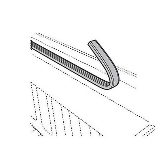 BAK Industries(PARTS-326A0004) Bulkhead Thick Ribbed Seal, 0.75" x 65"