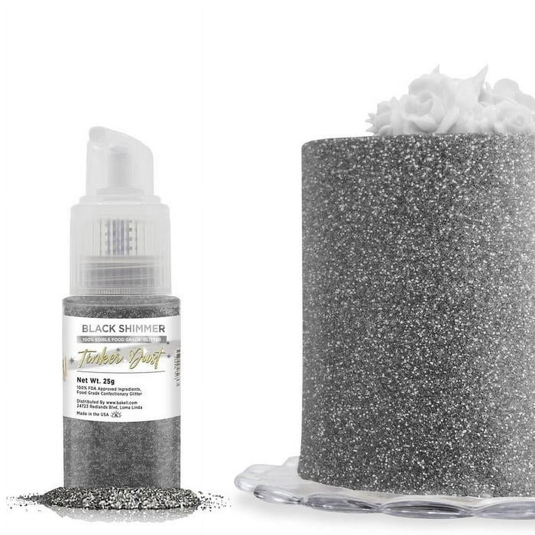 Tinker Dust Edible Glitter Spray Pump Bottle- Black – Oasis Supply Company