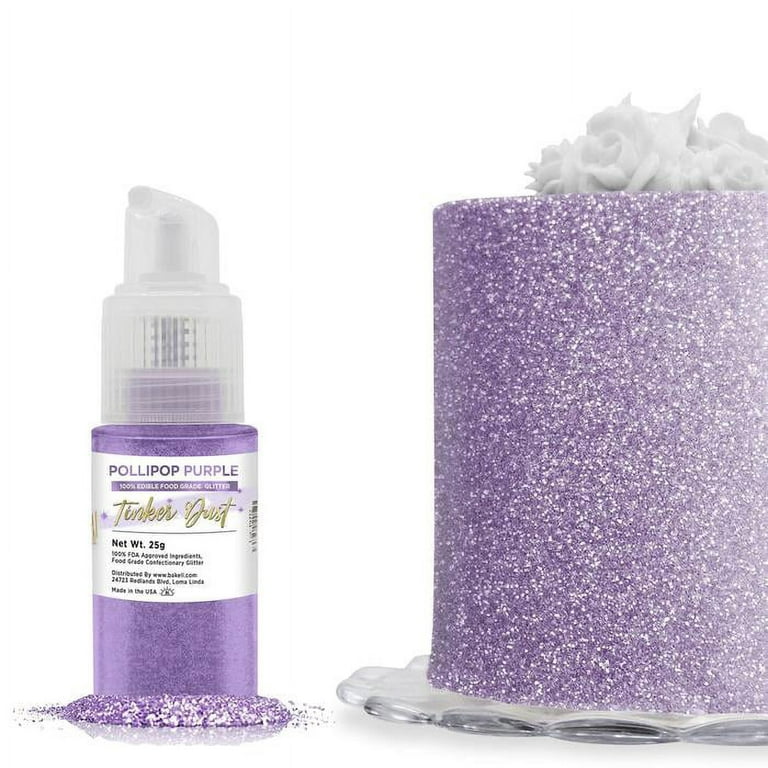 Light Purple Edible Glitter Spray Pump | Brew Glitter | Bakell