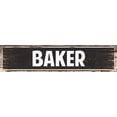 thumbnail image 1 of BAKER Gift Street Sign Home Decor Chic Gift 4x18 204180003039, 1 of 1