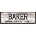 thumbnail image 1 of BAKER Home Sweet Home Country Look Gift 6x18 Metal Sig 206180045165, 1 of 1