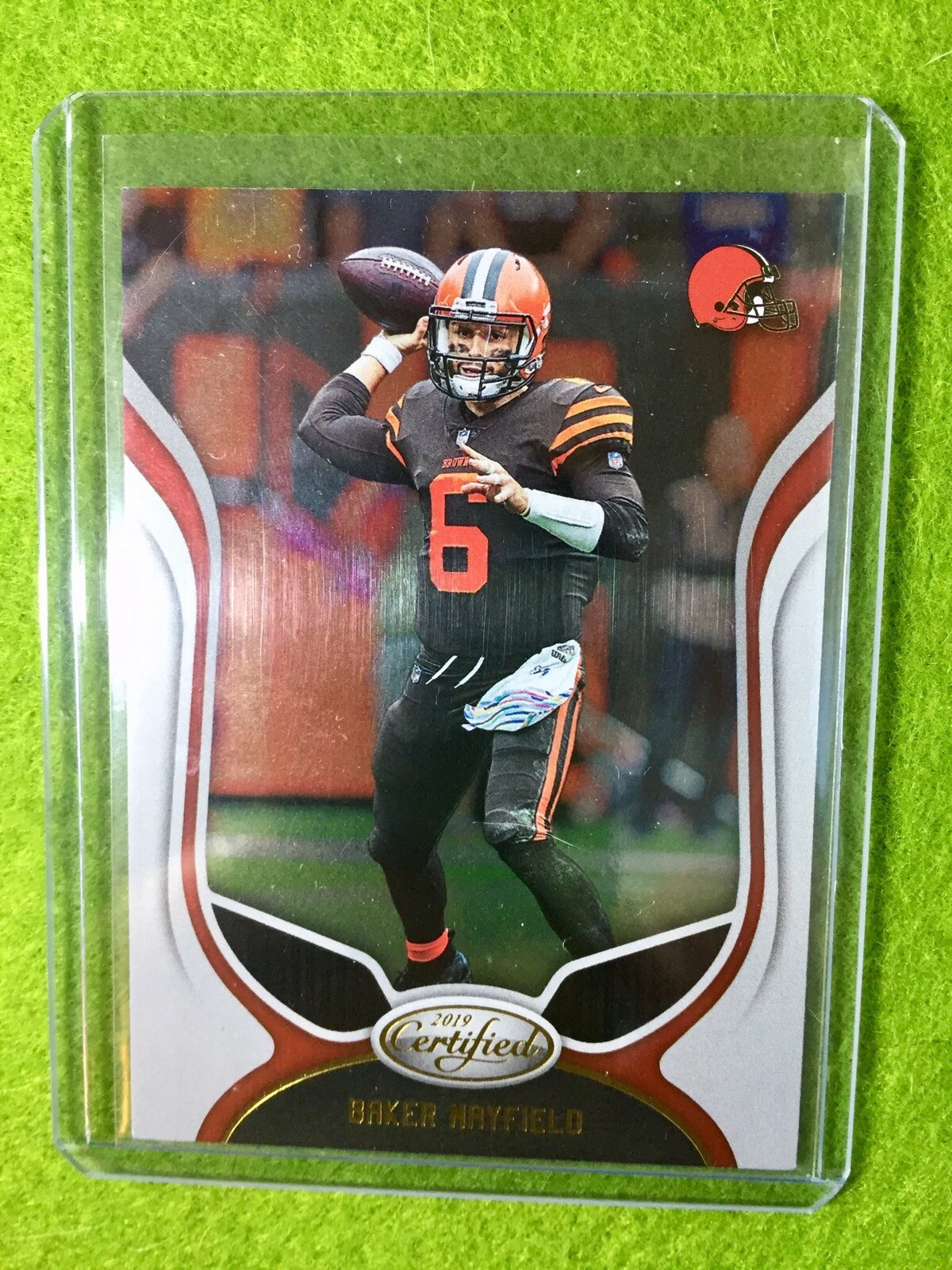BAKER MAYFIELD CARD JERSEY #6 CLEVELAND BROWNS 2019 Panini Certified Football