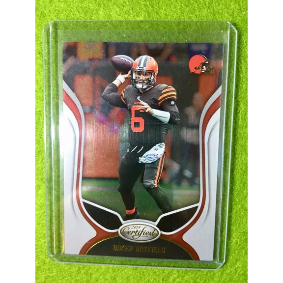 BAKER MAYFIELD CARD JERSEY #6 CLEVELAND BROWNS 2019 Panini Certified Football