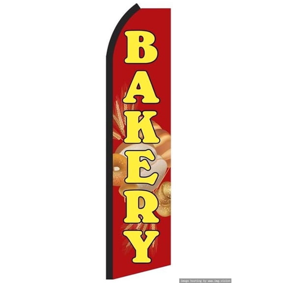 BAKERY Swooper Flag (Hardware Not Included) |Advertisement /Business Flags | Feather Flag |