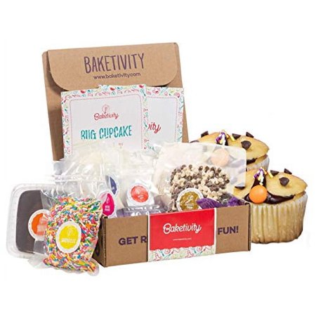 BAKETIVITY Kids Baking DIY Activity Kit - Bake Delicious Bug Cupcakes with Pre-Measured Ingredients Best Gift Idea for Boys and Girls Ages 6-12