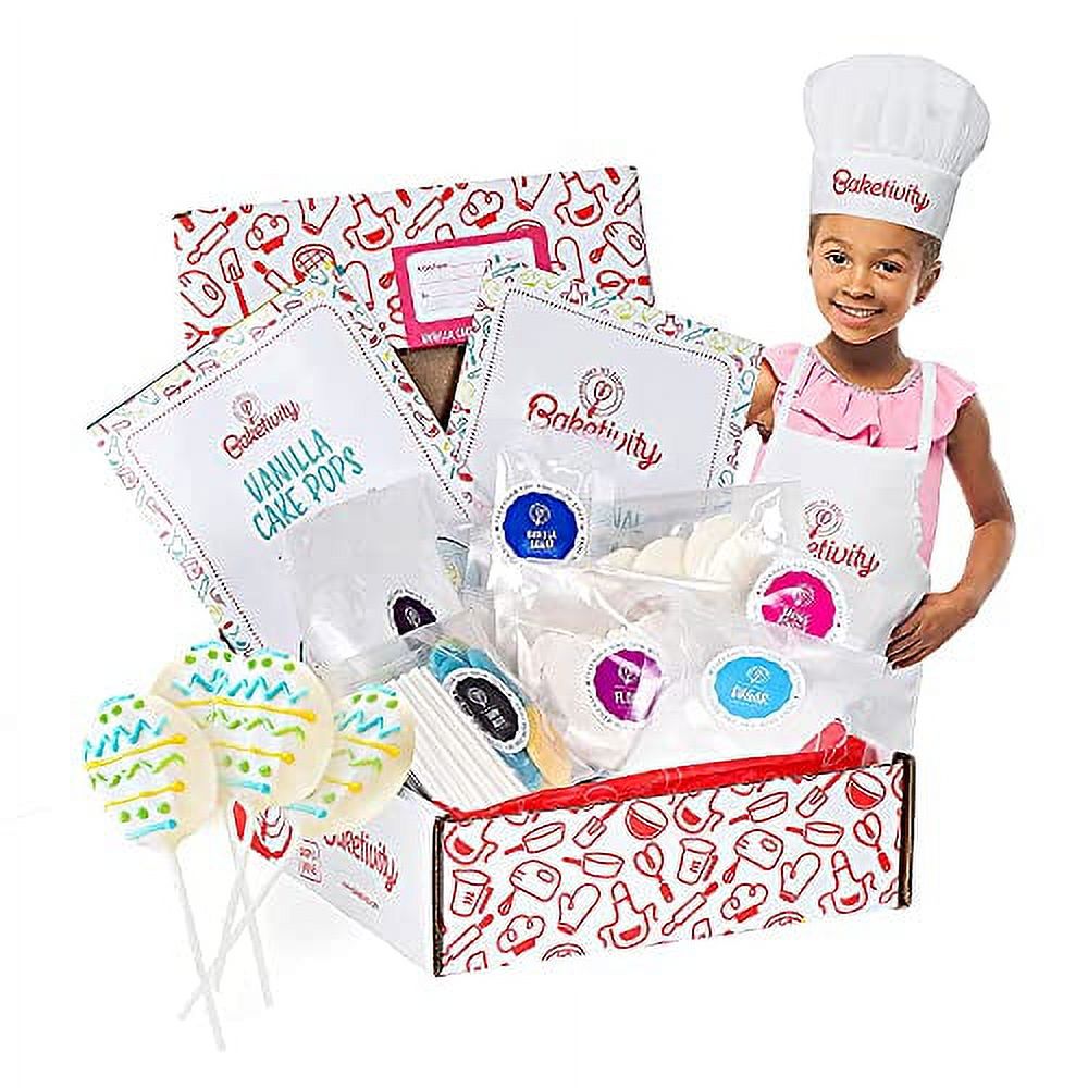 BAKETIVITY Kids Baking DIY Activity Kit - Bake Delicious Vanilla Cake ...