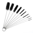 thumbnail image 1 of 10Pcs Nylon Tube Brush Set Pipe Tube Cleaner Bottle Cleaning Brushes for Drinking Straws Glasses Keyboards Jewelry Cleaning Beaker Cleaning Brushes Hummingbird Feeder Cleaning Brush, 1 of 6