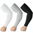 thumbnail image 1 of 3 Pairs UV Sun Protection Arm Sleeves for Men & Women, UPF 50  Cooling Sports Sleeve Tattoo Cover Up, Outdoor Sun Sleeve for Golf Basketball Football, 1 of 10