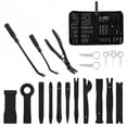 thumbnail image 1 of BAKIBO Auto Trim Removal Tool Kit, 19 Pcs No Scratch Pry Tool Set for Car Panel and Dashboard Removal, Includes Door Panel Tool, Push Rivets, Car Clips, Essential for Interior Trim Work, Black, 1 of 8