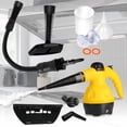 thumbnail image 1 of BAKIBO Handheld Pressurized Steam Cleaner- Multi- Purpose Steamer with 11-Piece Accessories Steam Cleaning Machine for Stain Removal, Curtains, Car Seats, Floor, Window (US Plug), 1 of 10