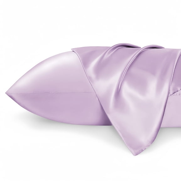 BAKIBO Satin Pillowcase Standard Set of 2, Silky Pillow Cases for Hair and Skin 20x26 Inches, Pillow Covers with Envelope Closure, Similar to Silk Pillow Cases, Gifts for Women Men