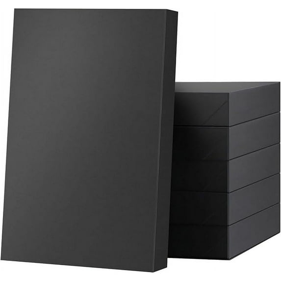 BAKIPACK 6 Pack Black Gift Boxes With Lids, 14.5*9.5*2 inch Gift Box For Clothes Presents