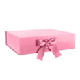 thumbnail image 1 of BAKIPACK Large Gift Box with Ribbon for Mothers Day, Pink Gift Box with Magnetic Lid for Gift, 13x9.7x3.4 inches, 1 of 8