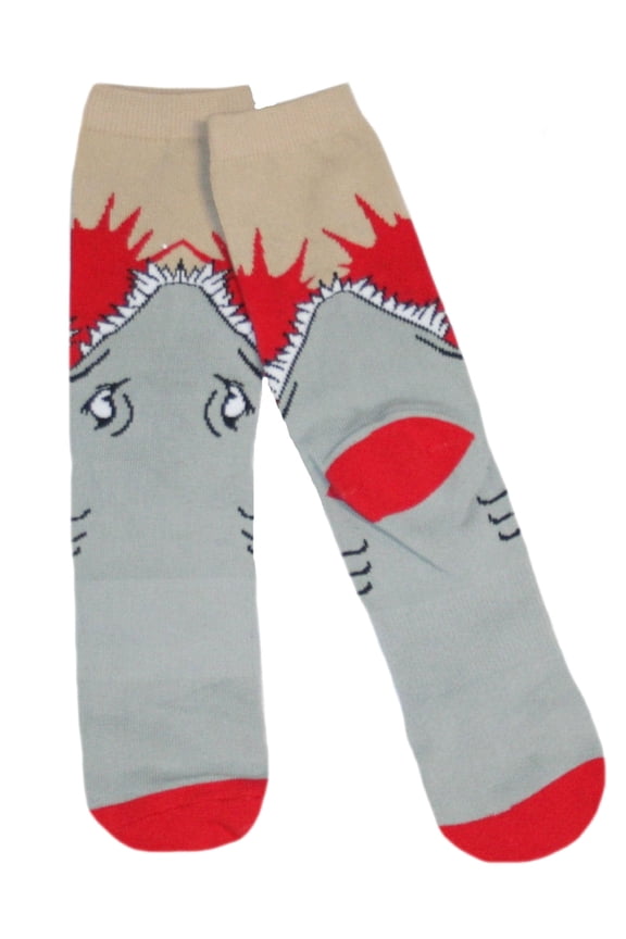 Shark Bite Big Boy's Boot Socks One Size Fits Most (8-20)