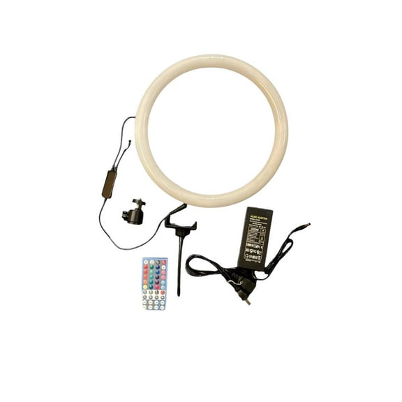 BAKOD 13" RGB 360 Ring Light by Revospin Ideal for Photobooths & Selfies with Adjustable Color Settings