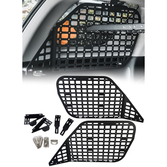 BAKOD Molle Storage Window Panel Shelf for 2010-2023 Toyota 4Runner Black MSW100