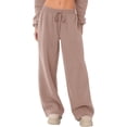 thumbnail image 1 of BAKREP Women's Sweatpants Wide Leg Elastic Loose Relaxed Sweat Pants Spring Winter Clothes Baggy Drawstring Joggers with Pockets, 1 of 12