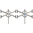 thumbnail image 1 of BAL 28024 X-tended Fit X-Chock USA Wheel Stabilizer Tire Chock Wide Dual Tandem Axle Shaped Camping RV Travel Trailer 5th Fifth Wheel Camper 2-Pack - 28024 Norco Industries, 1 of 3