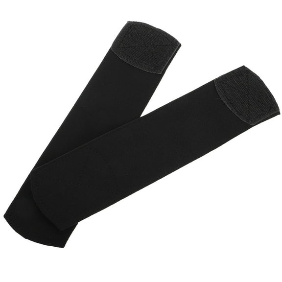 BALAHAPY 1 Pair Stable Protection Shin Guard Straps in Black for Soccer Players