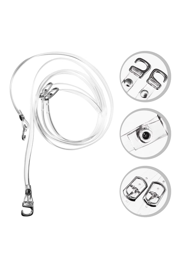 1 Pair Tpu Shoe Strings Non Slip Adjustable Length For High Heels