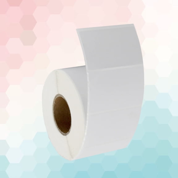 BALAHAPY 1000Pcs Printer Tape Barcode Label Sticker Copper for Individuals and Shipping