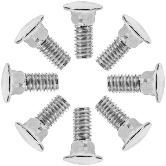 BALAHAPY 100Pcs Versatile Use Carriage Bolts Carbon Steel M4x10 for Shelving Units and Home Projects