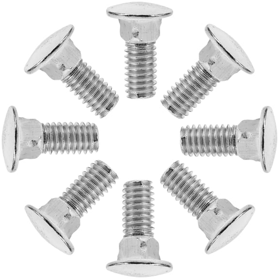 BALAHAPY 100Pcs Versatile Use Carriage Bolts Carbon Steel M4x10 for Shelving Units and Home Projects