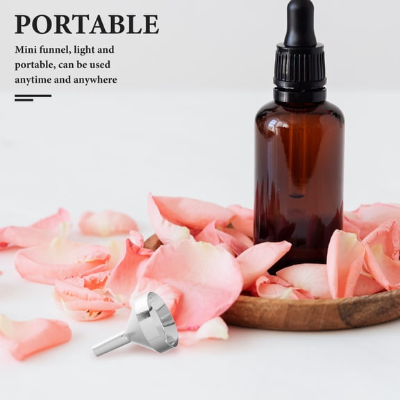 BALAHAPY 12Pcs Mini Funnels For Filling Small Bottles Flask Funnel Business Trips