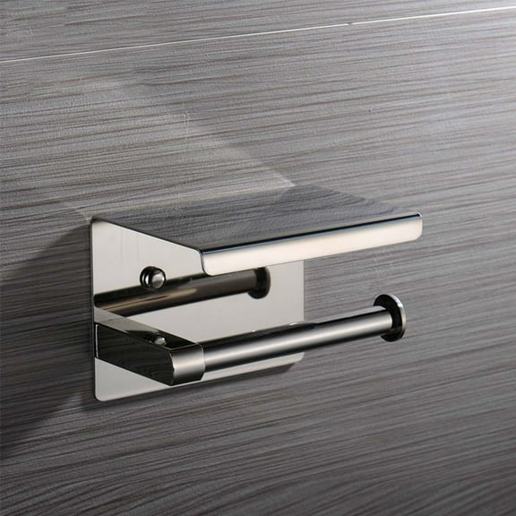 BALAHAPY 1Pack 13.8x10x9.8cm Silver Toilet Paper Rack with Bracelet Storage for Home and Cafe Bathrooms