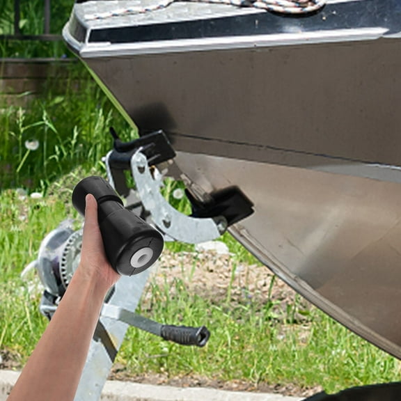 BALAHAPY 1Pack Boat Trailer Roller Guides for Smooth Sliding and Guidance in Black PP