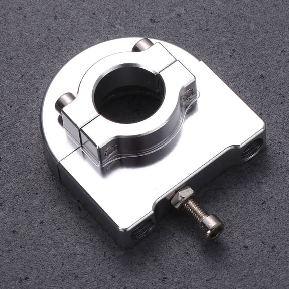 BALAHAPY 1Pack Cylindrical Aluminum Throttle Handle for Motorcycle Enthusiasts 6Inch Silver