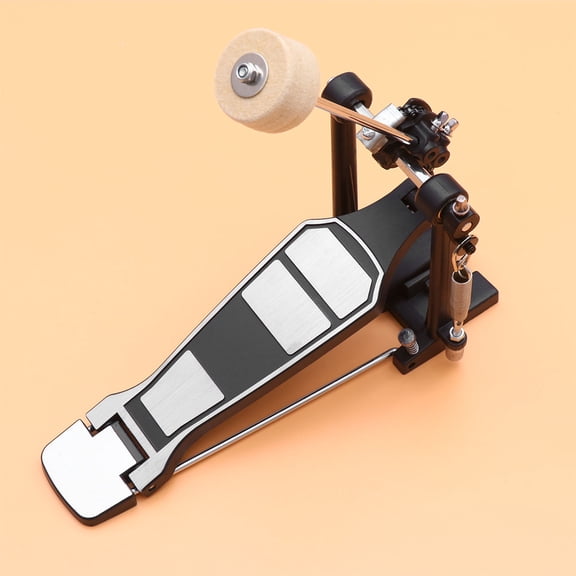 BALAHAPY 1Pack Single Kick Drum Pedal Metal Foot Feel Excellent For Practice And Performance 32.5x10x14in