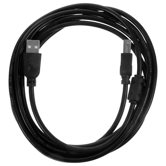 BALAHAPY 1Pcs Printer to Computer Cable Black 3Meters PVC for Household Printer Wide Compatibility Durable