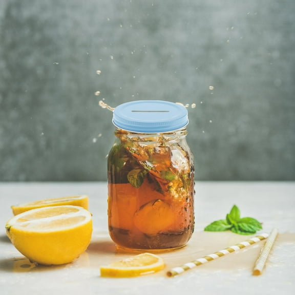 BALAHAPY 20Pcs Regular Mason Jar Lids for Coin Storage and Money Storage with Tight Seal 11.8X11.8X0.6In