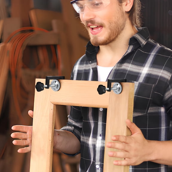 BALAHAPY 2Pcs Woodworking Accessories G Clamp for Carpentry Tools 4.3x1.6x1.2in