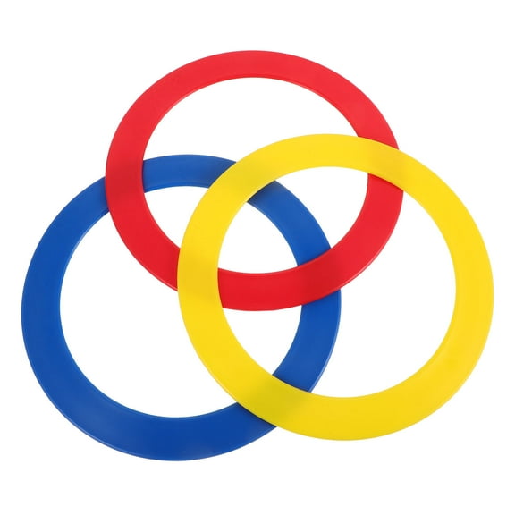 BALAHAPY 3Pcs Juggling Rings PP Material Portable Design For Professional Performers