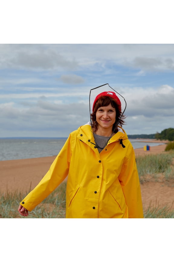 5Pcs Round Waterproof Rain Hats Plastic Outdoor Style for Men and Women Cycling Hiking Camping