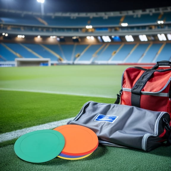 BALAHAPY Non- Agility Training Markers Flat TPE Discs for Soccer Basketball Drills and Performance