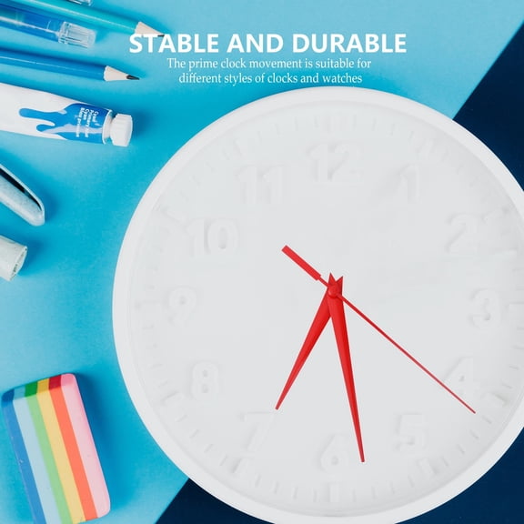 BALAHAPY Clock Hardware 5Sets Black Plastic for Diy and Replacement in Home Settings