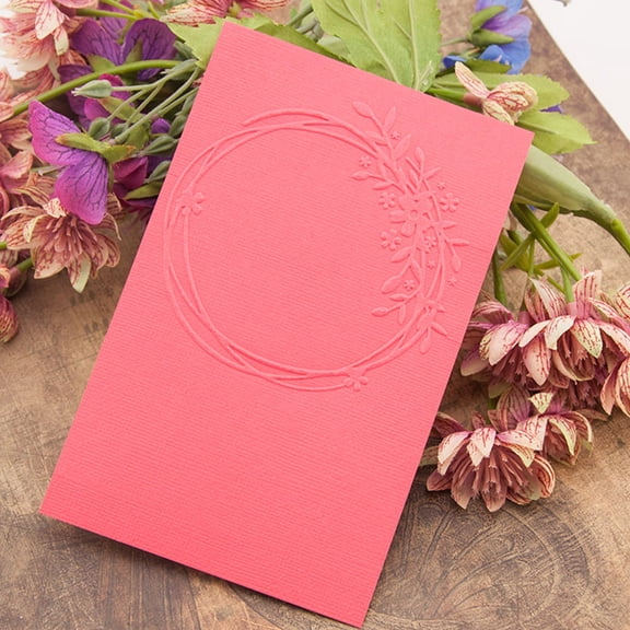 BALAHAPY Durable Embossing Template Easy Use for Photo Frame Making Crafts