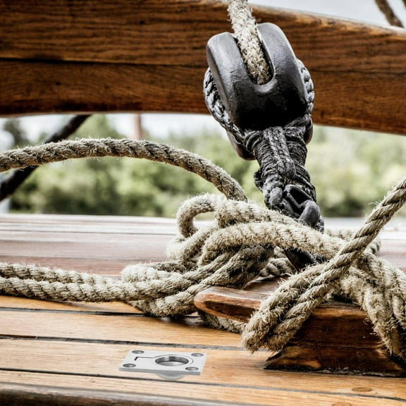 BALAHAPY Marine Boat Hatch Handle 1Pack Stainless Steel Pull Ring Door Pull 2.0In