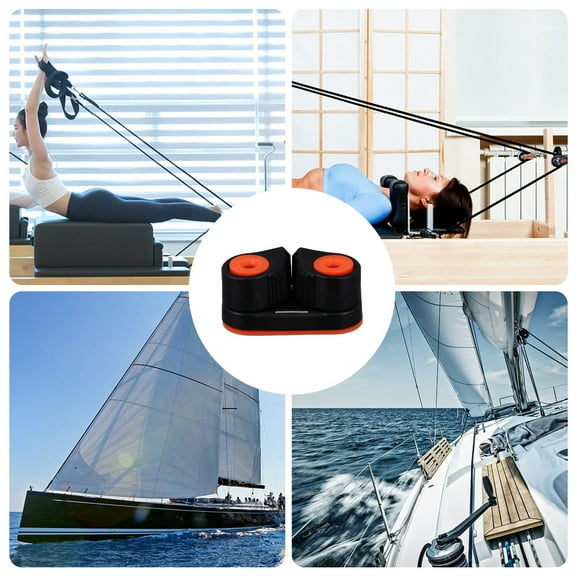 BALAHAPY Nylon Cam Cleat for Small Boats Holding Power 1Pcs Black