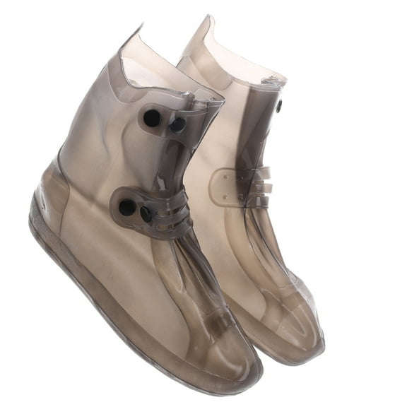 BALAHAPY Rain Foot Covers Simple Design Slip Resistant Waterproof Protection for Shoes 36 37 1 Pair