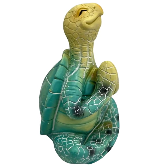 BALAHAPY Decorative Resin Tortoise Figurine, Outdoor Garden Turtle Statue for Patio, Yard, Lawn, Porch, Home Decor