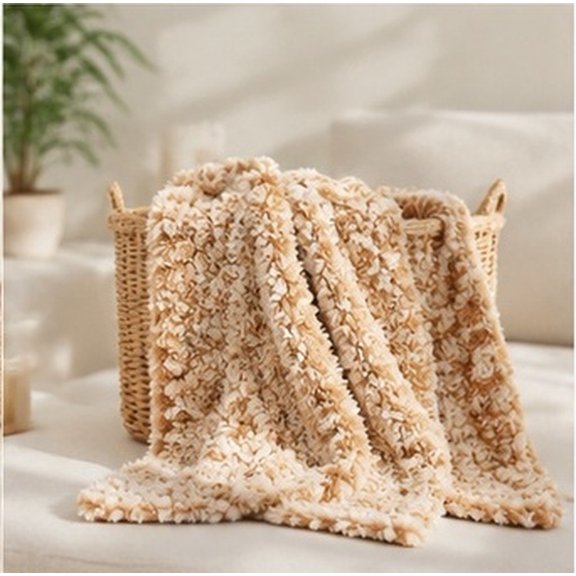 BALAHAPY Soft Brown Polyester Wool Yarn Chunky Crochet Yarn for DIY Crafting and Knitting