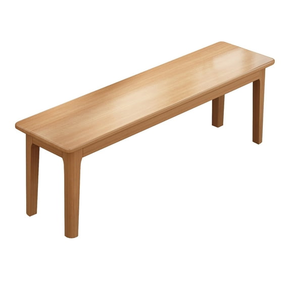 BALANBO Entryway Bench, Dining Room Bench with Wood Seat