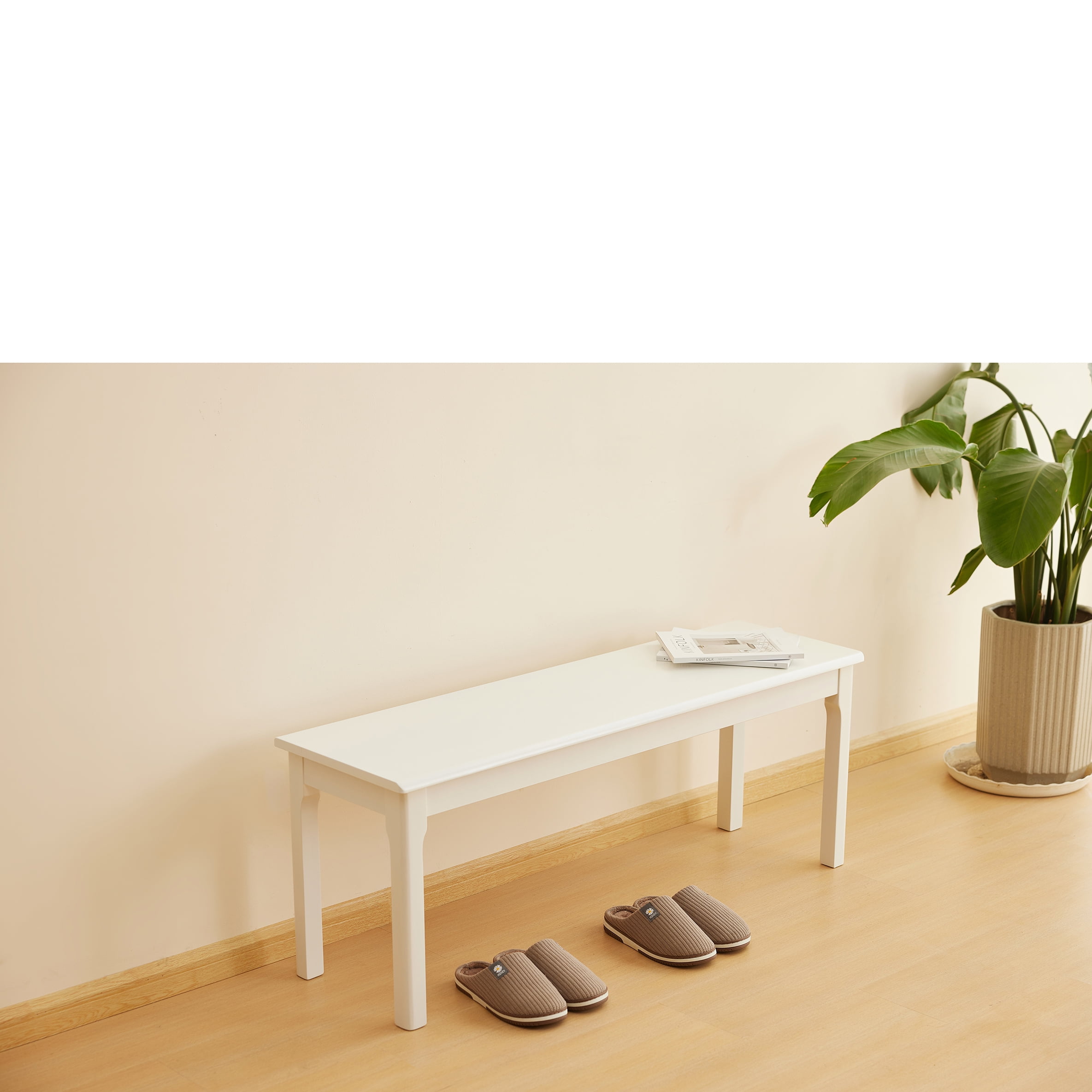 BALANBO Entryway Bench,Dining Solid Wood Bench,Kitchen Solid Wood Seat