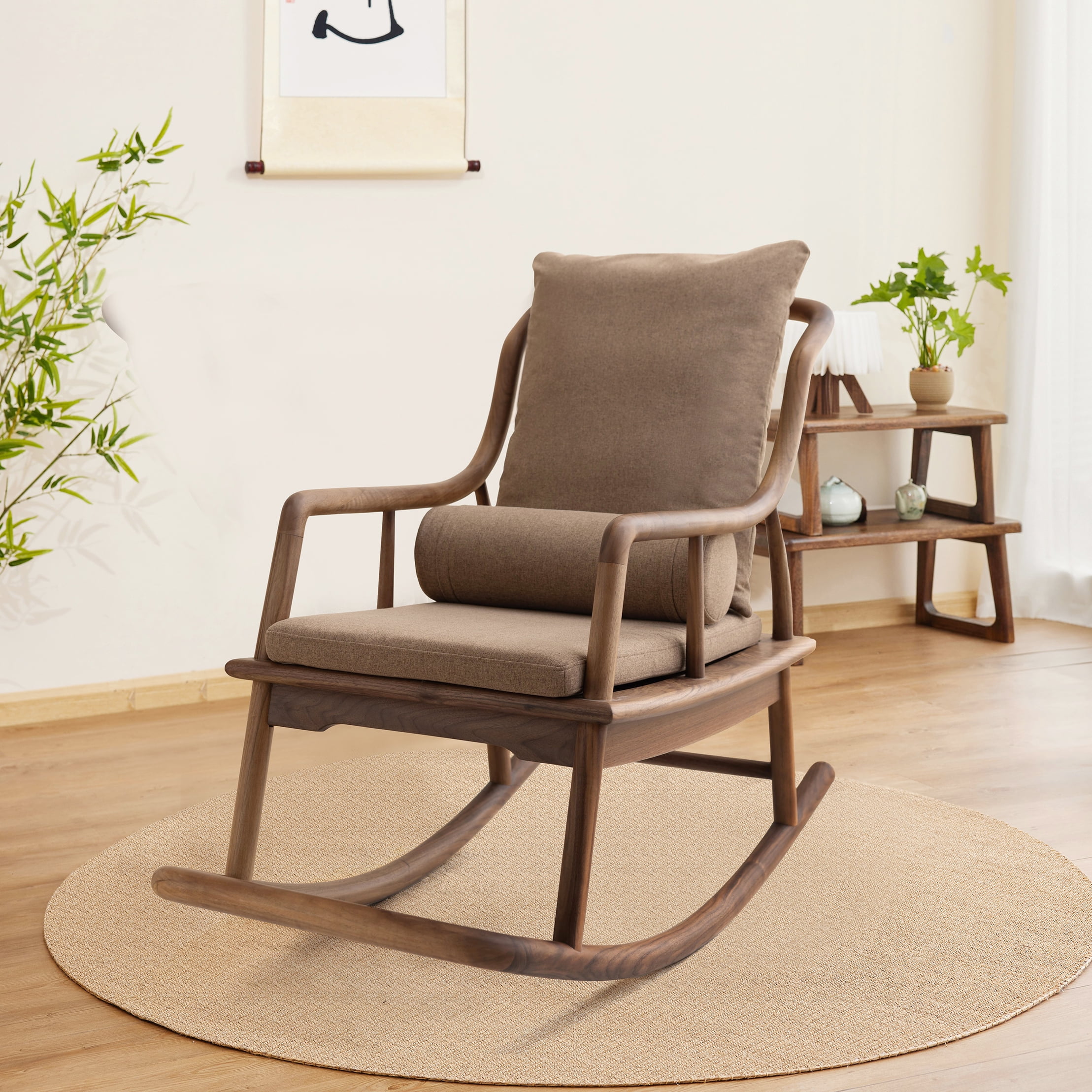 BALANBO Home Classic Rocking Chair Patio Rocking ChairsSenior Adult ...
